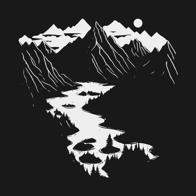 Mountains Rivers by Bongonation