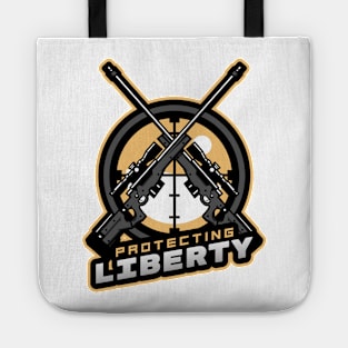 Crossed Sniper Rifles Tote