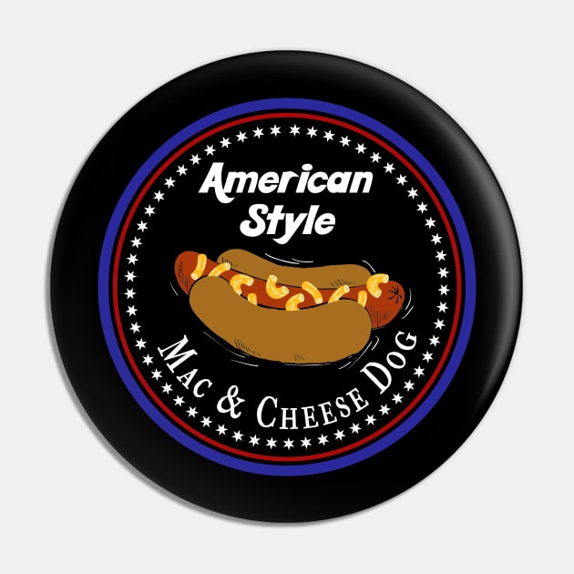 American Style Mac and Cheese Hotdog Pin by TriHarder12