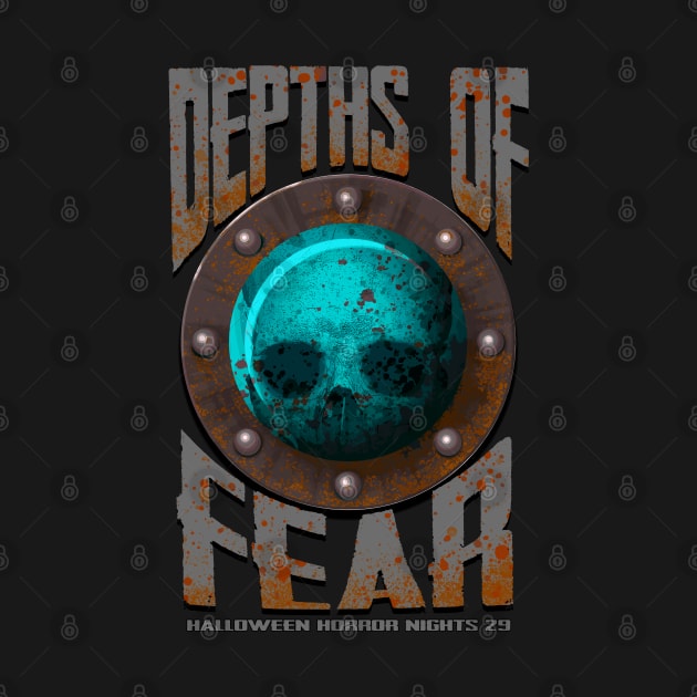 Depths of Fear T-Shirt by crowjandesigns