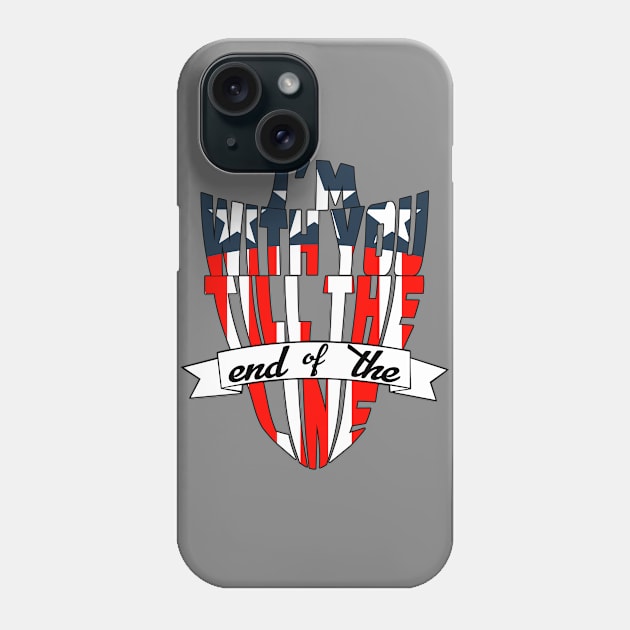 End of the Line Phone Case by Couplethatgeekstogether