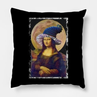 Mona Lisa Sister Witch Pillow