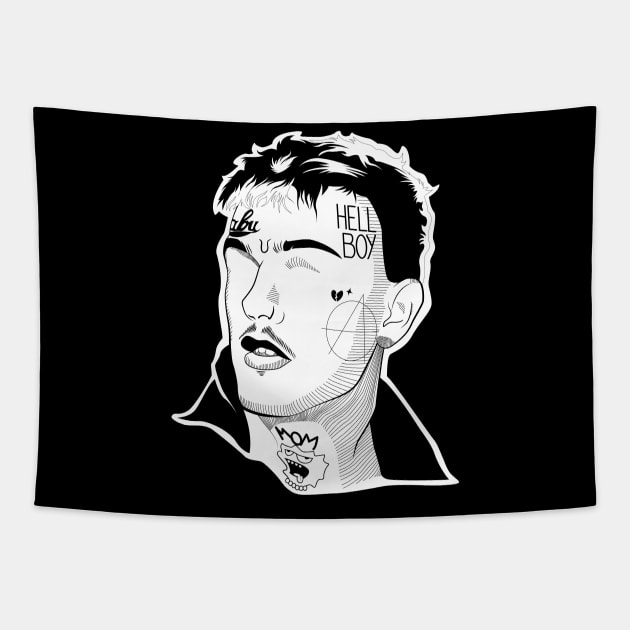 PEEP TATTOO Tapestry by gastaocared