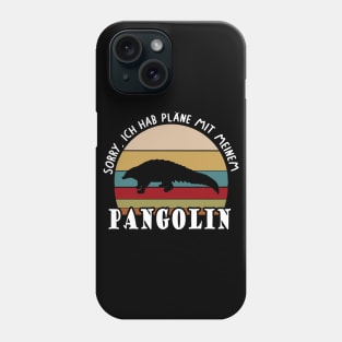 Pläne mit Pangolin Design Bild Frauen Geschenk Phone Case