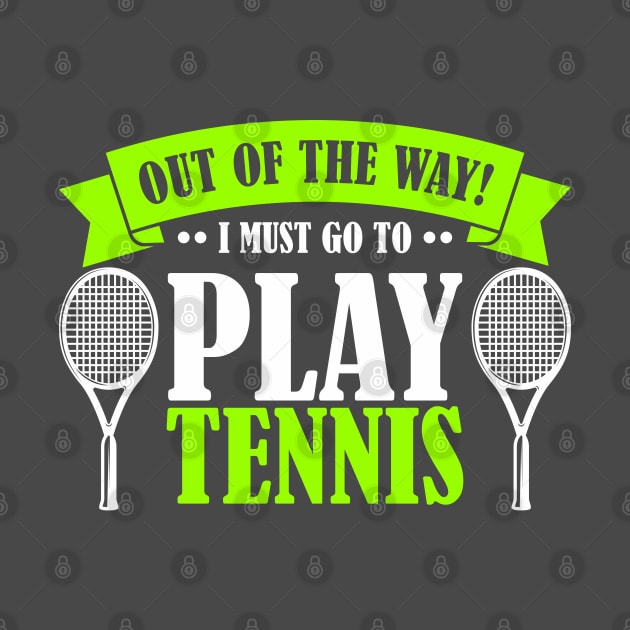 Tennis Player Tennis Racket Tennis by Toeffishirts