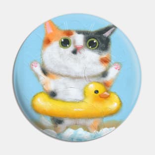 Rubber Ducky Kitty 2 Pin