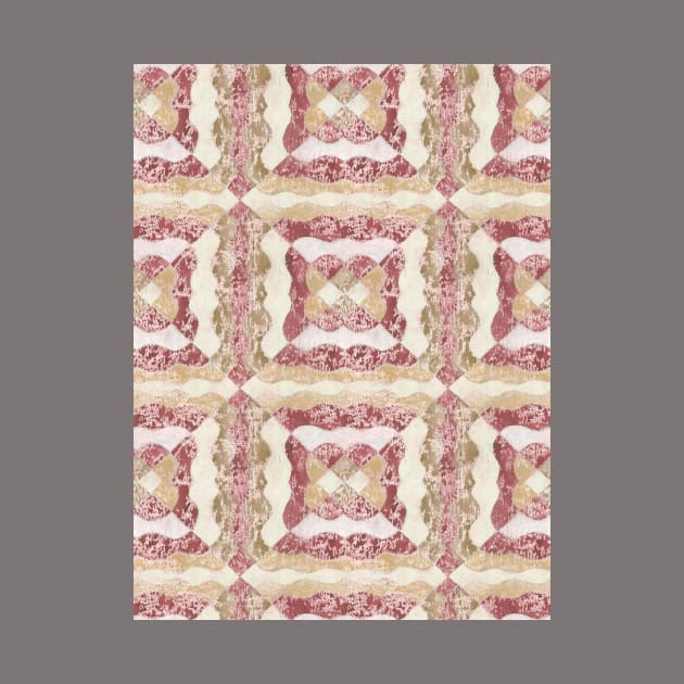 Tile vintage red by Remotextiles