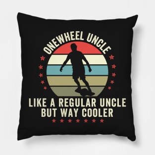 Onewheel uncle - funny onewheel Pillow