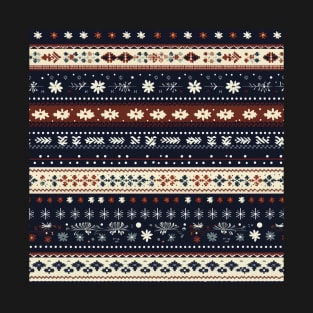 christmas seamless pattern design T-Shirt