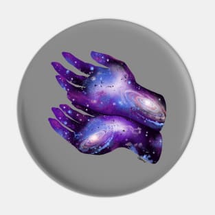 Cosmic hands Pin