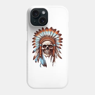 Native American Skull Phone Case