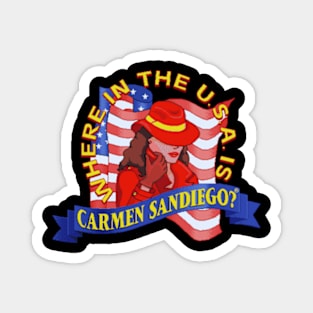 Carmen Sandiego New 5 Magnet