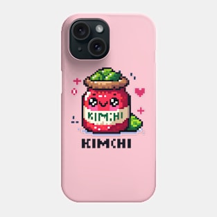 Kawaii Pixel Art kimchi Phone Case