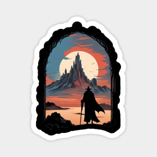 Gandalf silhouette Magnet