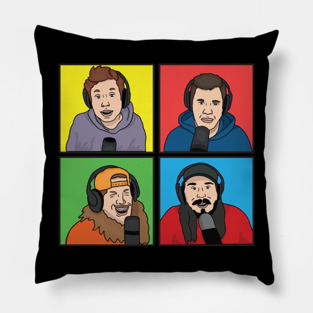 Important Workaholics Pillow by Do Nothing Doodles