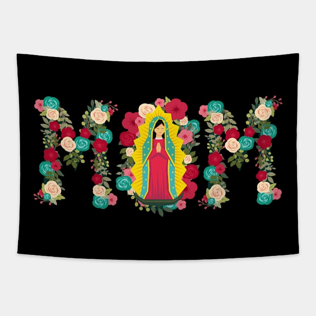 Mom Virgin Mary Tapestry by BBbtq