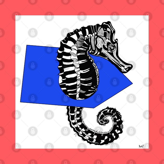 Graphics. Sea horse. by Yasya