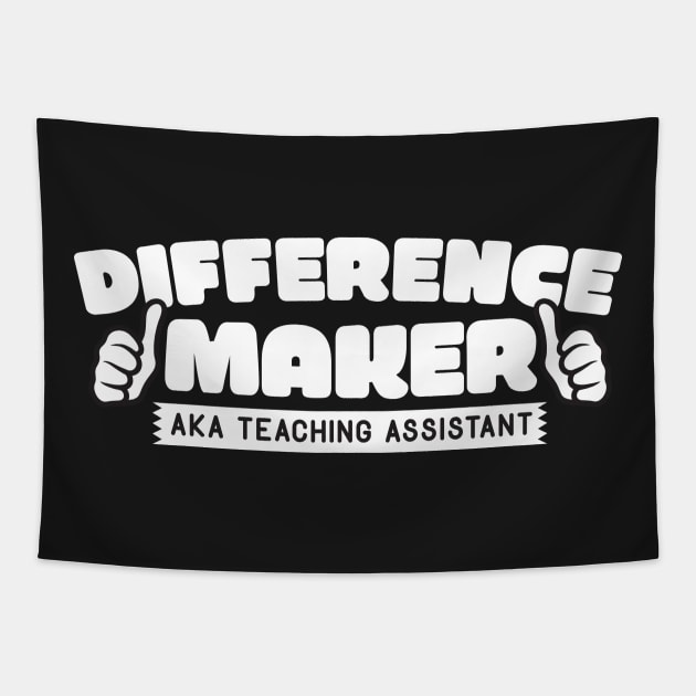 Difference Maker AKA Teaching Assistant Tapestry by thingsandthings