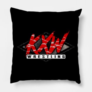 KXW Wrestling Logo Pillow