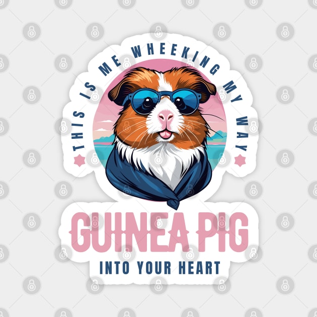 Guinea Pig Style Magnet by Pearsville