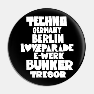 Rave Revival: Berlin's 90s Techno Scene Tribute Pin