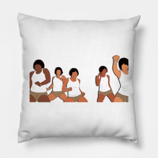 ATL Movie Skate Wars Dojo Girls Fan Art Pillow