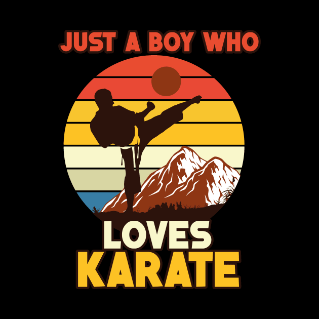 sunset karate design by JohnRelo