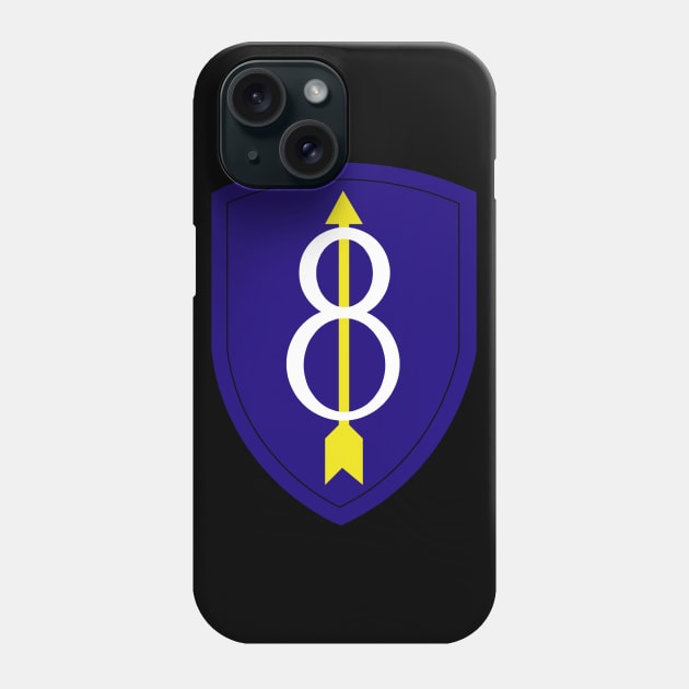 8th Infantry Division wo Txt Phone Case by twix123844