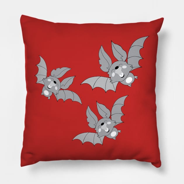 Halloween. Little bats Pillow by CatCoconut-Art