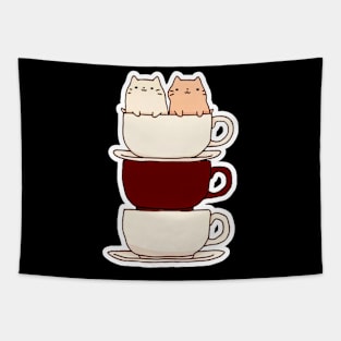 Mochacat and Lattekit Tapestry