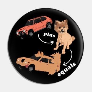 Hondog (White Text) Pin