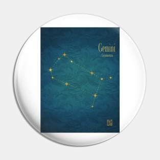 Night Sky Constellations - Gemini Pin