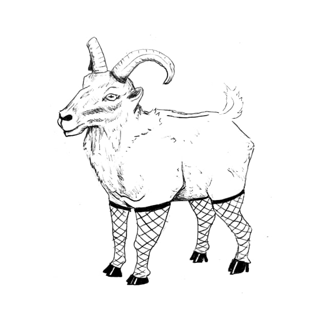 Quirky Goat by Amanda-Courtney