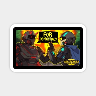 Helldivers for Democracy Magnet