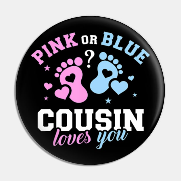 Gender reveal cousin Pin by Eduardo