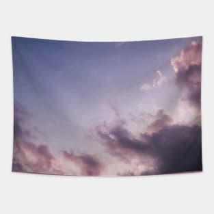 Sunset Sky Purple Clouds Tapestry