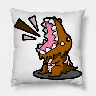 SM3GMASAURUS REX BROWN Pillow