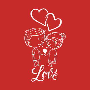 Love Decorative Artwork T-Shirt