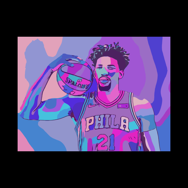 Trippy Embiid by lilyvtattoos