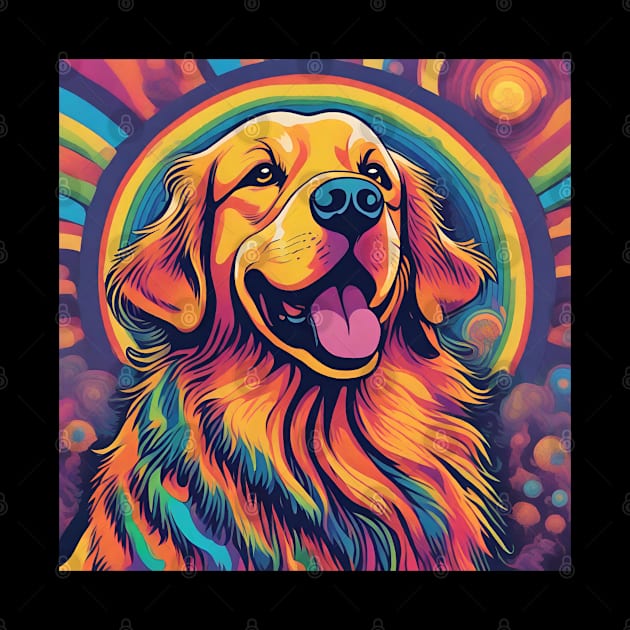 Psychedelic Retriever by tocksickart