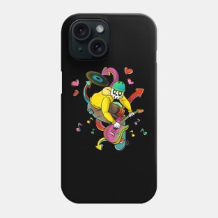 Punk Skateboarding Skelton Skull Skater Phone Case