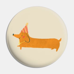 Party Animal - Dachshund Wiener Dog Pin