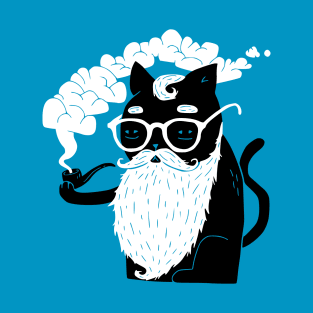 Whiskers And Pipe T-Shirt