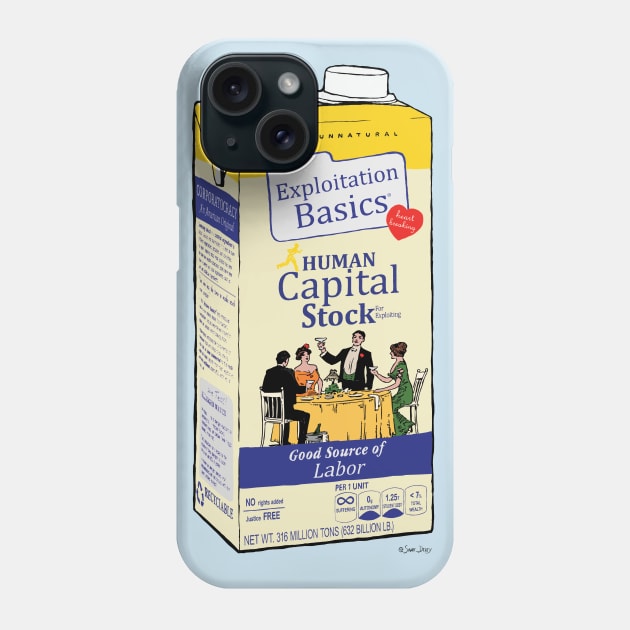 Human Capital Stock Phone Case by BeSmartFightDirty