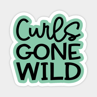 Curls Gone Wild Hairstylist Curly Hair Cute Magnet