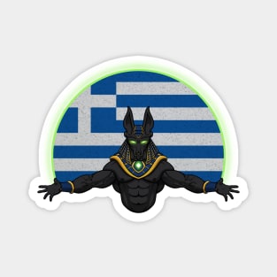 Anubis Greece Magnet