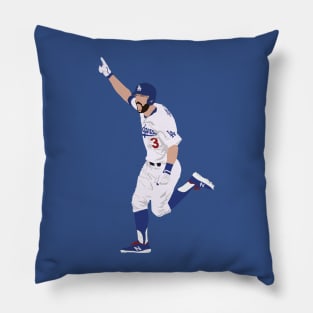 Chris Taylor Walk Off Home Run Los Angeles Baseball Pillow