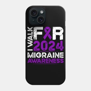 Migraine Awareness 2024 Walk Phone Case