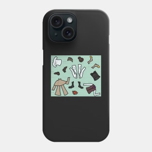 Holmes and Watson Costuming Scatter Phone Case