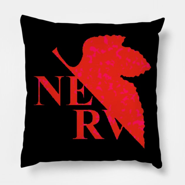 Nerv Logo ( Evangelion ) Pillow by pixtees